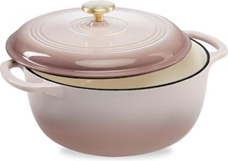 Best Choice Products 7.5 Quart Enamel Cast-Iron Dutch Oven, Heavy-Duty Cookware w/ Dual Handles, Lid