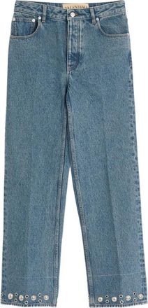 Valentino Cabochon-detail Jeans
