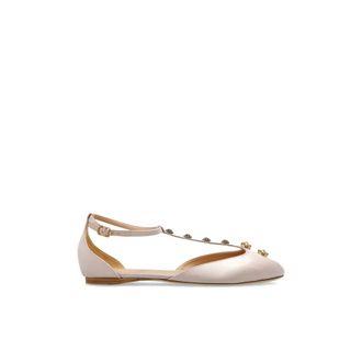 Chlo&eacute; Schoenen, Dames, Beige, 38 EU, Leer, Celeste Ballerina