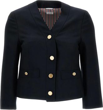 Thom Browne Donna, Giacche, Blu, XS, new