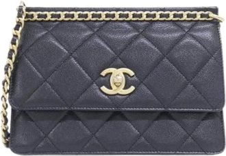 Chanel Pre-owned Caviar Skin Shoulder Bag - Dames - Vintage Schoudertas - Zwart - ONE Size - Leer - Vintage