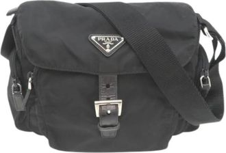 Prada Pre-owned Vintage Schoudertas - Dames - Vintage Schoudertas - Zwart - ONE Size - Nylon - Vintage