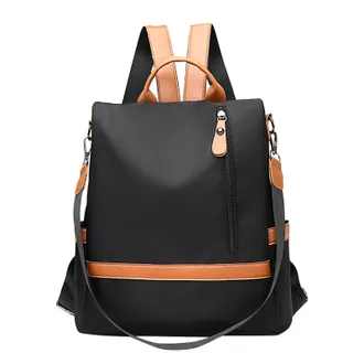 Generic Cases & Sleeves Womens Lightweight Fashion Korean High Capacity Backpack Walking Backpack Small Backpacks For Women (Black, One Size)