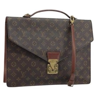 Louis Vuitton Pre-owned Monogram Business Bag - - Pre-owned - Donna - Marrone - ONE SIZE