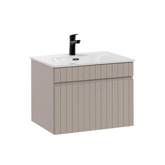 Petits Meubles Mueble lavabo encastrado 60 cm estratificado 60cm