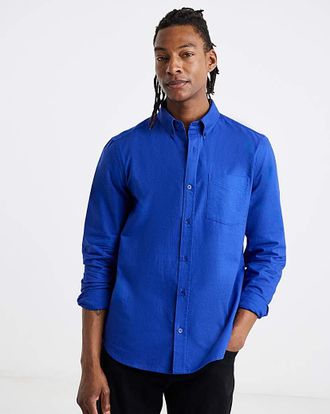 Jacamo Oxford Long Sleeve Shirt