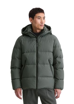 Marc O'Polo Daunenjacke MARC OPOLO, Herren, Gr. XL, mangrove, Web, Obermaterial: 100% Polyester. Futter: 100% Polyamid. F&uuml;llung: 70% Daunen, 30% Federn, regular f