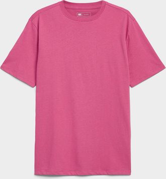 Le 31 Mens Colourful 100% organic cotton crew-neck T-shirt Standard fit