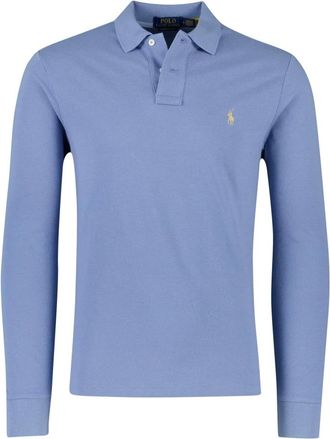 Polo Ralph Lauren Tops, Heren, Blauw, L, Katoen, Polo Shirts