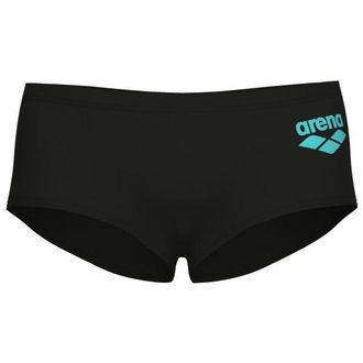 Arena One Low Waist Short Big Logo Badehose f&uuml;r Herren | schwarz