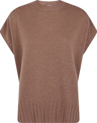 Twin-Set Sweater Sleeveless Round Neck