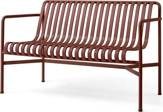 HAY Palissade Dining Bench, iron red