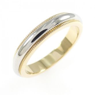 Tiffany & Co. Yellow Gold (18K) Platinum 950 Band Ring (Pre-Owned)