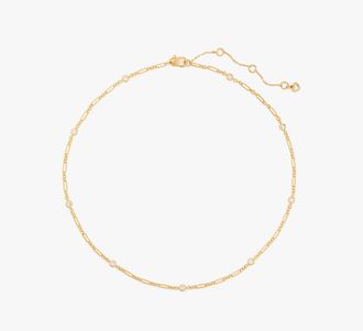 Kate Spade New York One In A Million Chain & Crystal Necklace
