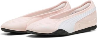 Puma Sneaker PUMA CATCH SOLEIL BALLERINA, Damen, Gr. 37,5, jasmine flower, puma wei&szlig;, Synthetik, Schuhe Sneaker, mit Schn&uuml;rung, leicht profilierte Gummi-La