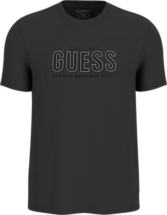 Guess Heren, Tops, Zwart, Maat: XL Katoen