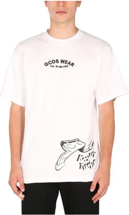 GCDS T-shirts - Heren - T-shirts - Wit - S - Katoen - Tops