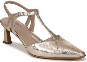 Naturalizer Torin T-Strap Heel in Light Champagne at Nordstrom Rack, Size 7.5