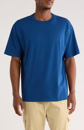 Abound Oversize Cotton T-Shirt in Blue Caspia at Nordstrom Rack, Size Xx-Large