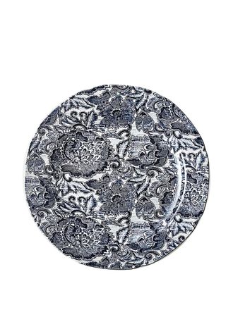 Ralph Lauren Home x Burleigh patterned plate - unisex - Clay/ceramic - One Size - Blue