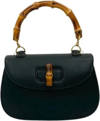 Gucci Pre-owned Handbags, female, Black, Size: ONE SIZE Pre-owned Vintage Handbag