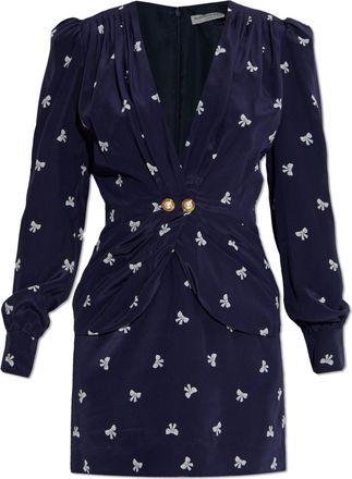 Alessandra Rich Dress With Decorative Print