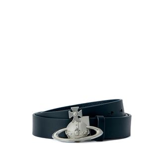 Vivienne Westwood Metallic Orb Leather Belt