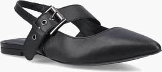 Hush Puppies Womens Diya Buckle Womens Mary Jane Shoes - Black - Size: 4