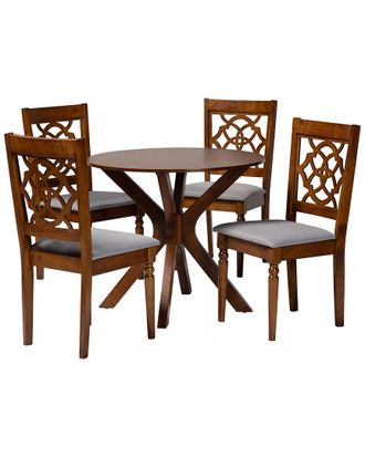 Baxton Studio Sadie Modern 5Pc Dining Set