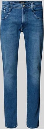 Replay Slim Fit Jeans mit Eingrifftaschen Modell ANBASS in Jeansblau, Gr&ouml;&szlig;e 30/30