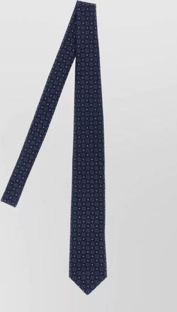 Brunello Cucinelli silk geometric-print tie