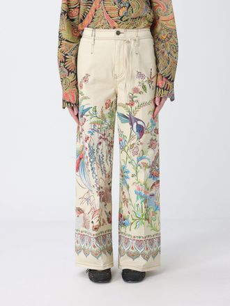 Etro Jeans a gamba larga Etro in denim con stampa Paisley