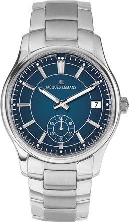Jacques Lemans 1-2197G Mens Derby Watch - Silver - One Size