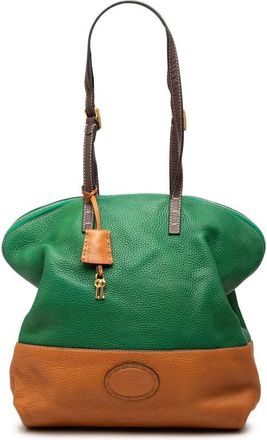 Fendi Pre-owned Fendi Medium Leather 2Bag Colorblock Tote Ladies X02HVT0QVSOXUGFW