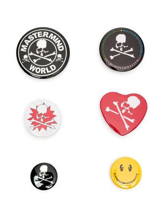 MASTERMIND WORLD magnet badges - Black