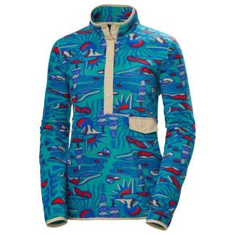 Helly Hansen Maridalen Printed Fleece Fleecepullover f&uuml;r Damen | blau