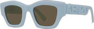 Kenzo Kz 40203I Zonnebril - unisex - Zonnebrillen - Blauw - 49 MM - Accessoires