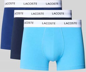Lacoste Trunks im 3er-Pack aus Baumwoll-Mix in Blau, Gr&ouml;&szlig;e XXL