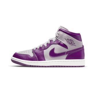 Nike Jordan Sneakers, male, Purple, 2 1/2 UK, Mid Air 1 Shoes