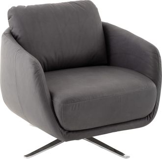 Schubiger M&ouml;bel Sessel Dream Sternfuss Chrom