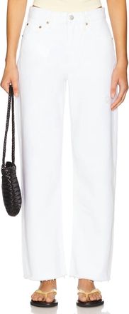 Pistola Denim Lexi Mid Rise Bowed Straight Jeans In Luxe White Vintage