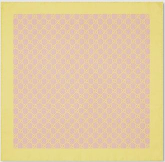 Gucci GG Silk Twill Bandana, Yellow