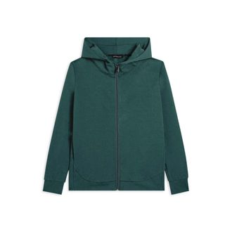 Freddy Felpa full zip con cappuccio e maxi logo in rilievo
