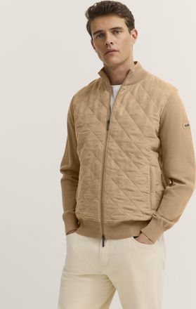 Bugatti Herren Vest met ruitpatroon