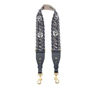 Dior Pre-owned Accessories, female, Blue, Size: ONE SIZE Pre-owned Canvas Bag Strap