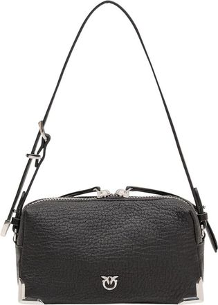 Pinko Bauletto Trittico Mini - Dames - Schoudertassen - Zwart - ONE Size - Tassen