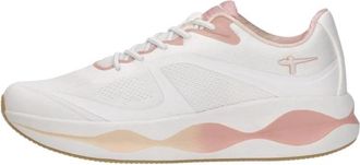 Tamaris Sneakers Laag - Dames - Sneakers - Wit - 38 EU - Leer - Schoenen