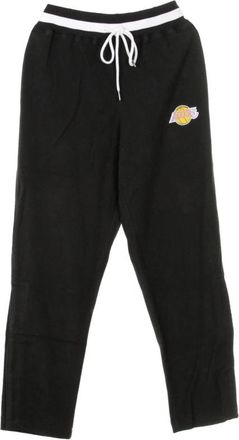 Mitchell & Ness Omgekeerde Fleece Tearaway Broek NBA Teamkleuren - Heren - Sweatpants - Zwart - S - Broeken