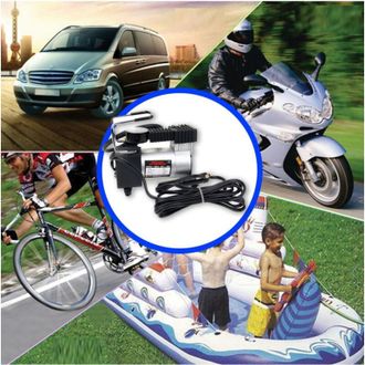 Trade Shop Trade Shop - Mini Compresor Port&aacute;til 12v 150psi Coche Moto Scooter Bicicleta Man&oacute;metro 10bar