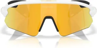 Oakley Stunt Devil Rectangle Sunglasses in Matte White/prizm 24K at Nordstrom